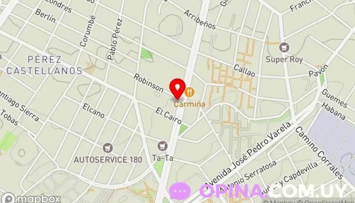 mapa de Inmobiliaria MG Bienes Raices Agencia inmobiliaria, Agentes inmobiliarios, Agencia inmobiliaria especializada en alquileres en Montevideo