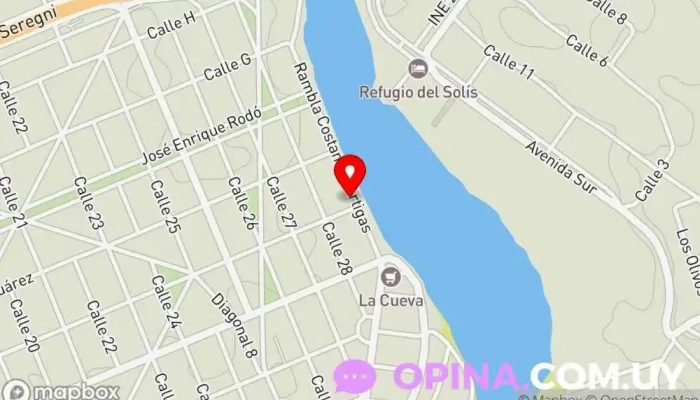 mapa de Inmobiliaria Moreno Inmobiliaria en Parque del Plata