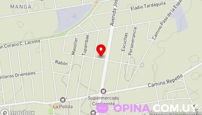 mapa de INMOBILIARIA PIEDRAS BLANCAS LTDA. Agentes inmobiliarios, Agencia inmobiliaria en Montevideo