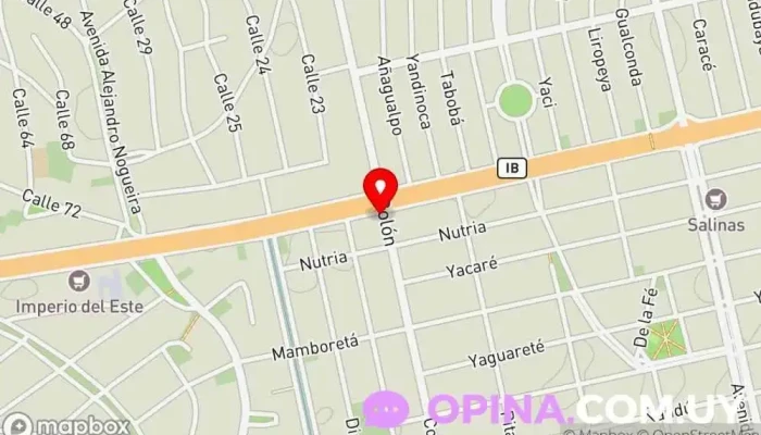 mapa de Inmobiliaria Pinamar Agencia inmobiliaria en Pinamar