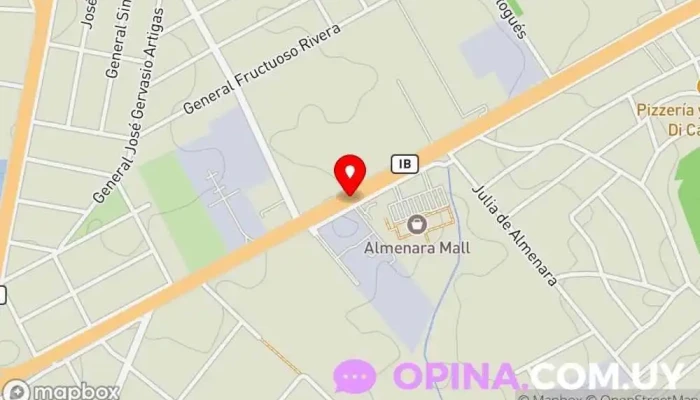 mapa de Inmobiliaria Pinares Agencia inmobiliaria en Ciudad de la Costa