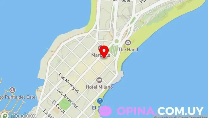 mapa de Inmobiliaria Punta del Este | Antonio Mieres Agencia inmobiliaria en Punta del Este