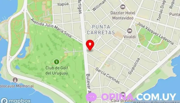 mapa de Inmobiliaria Rialto Agencia inmobiliaria en Montevideo