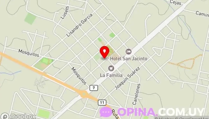 mapa de Inmobiliaria San Jacinto Agentes inmobiliarios en San Jacinto