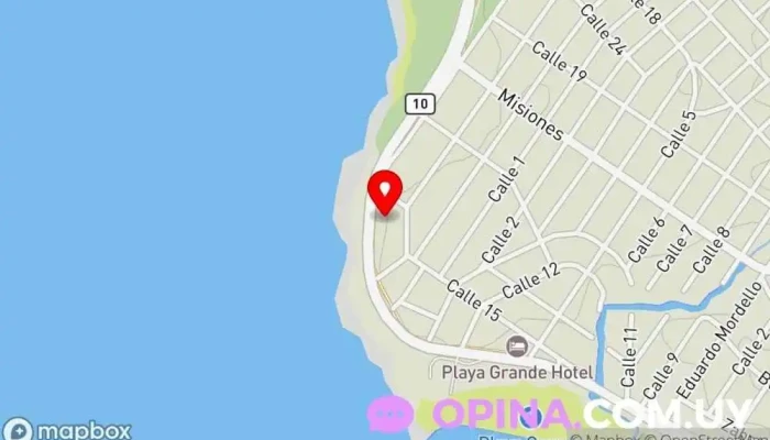 mapa de Inmobiliaria Sierra Y Mar Oficinas de empresa en Piriápolis