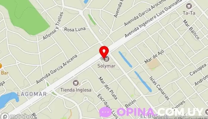 mapa de Inmobiliaria Uruguargen Agencia inmobiliaria en Ciudad de la Costa