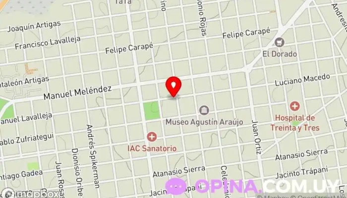 mapa de Insituto Marlowe Academia de inglés en Treinta y Tres