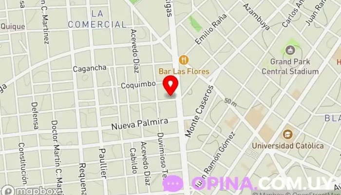 mapa de Instituto BioCreArte Escuela en Montevideo