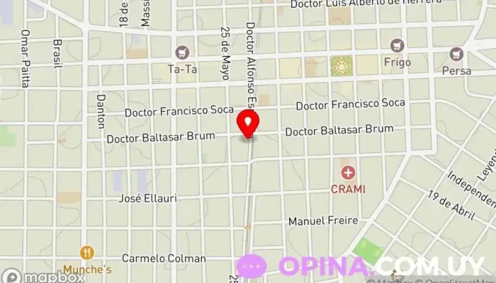 mapa de Instituto Cultural Eduardo Fabini Escuela en Las Piedras