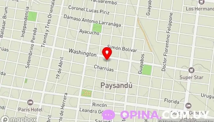 mapa de Instituto de Danzas 