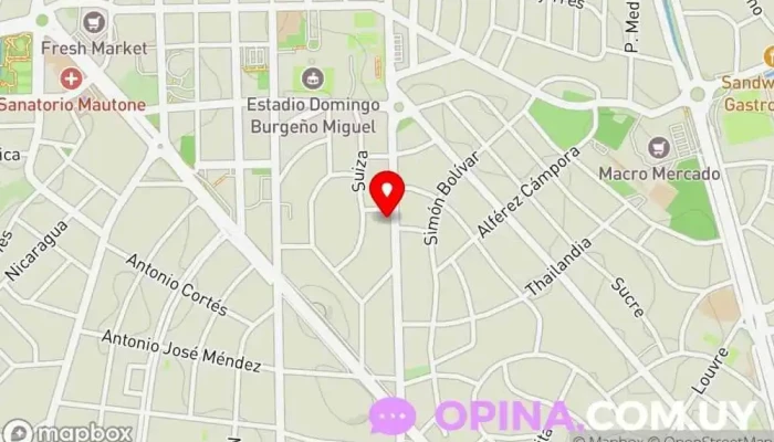 mapa de Instituto Greenwich Escuela en Maldonado