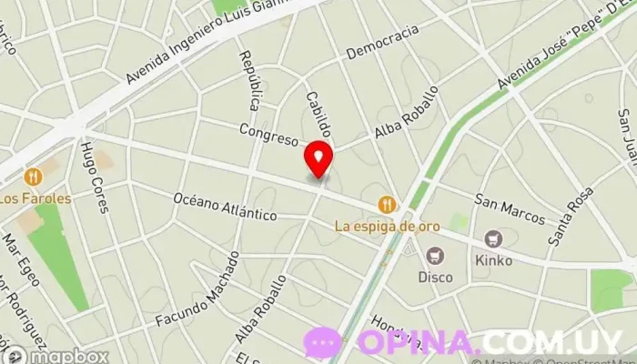 mapa de Instituto Integral C.I.T.I Academia de idiomas, Academia de informática, Escuela de música en Ciudad de la Costa