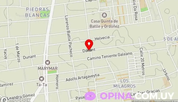 mapa de Instituto Maryland Escuela en Montevideo