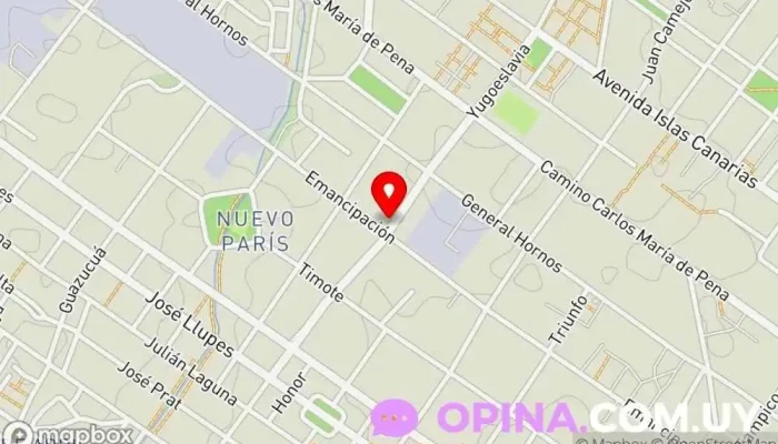 mapa de Instituto Montessori Centro Head Start en Montevideo