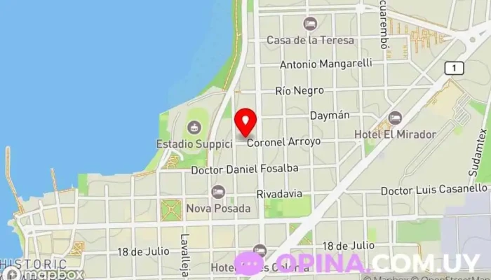 mapa de Instituto Tecnológico CTC Colonia Instituto de Tecnología en Col. del Sacramento