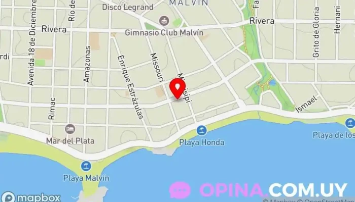 mapa de Instituto Trafalgar Square Academia de idiomas en Montevideo