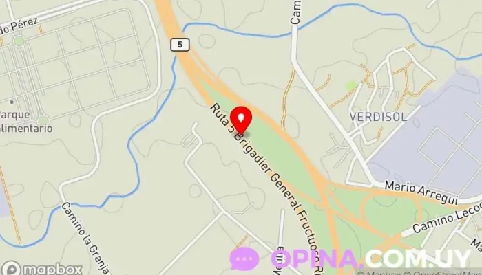 mapa de InTerra Broker Inmobiliaria Logística  en Montevideo