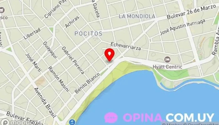 mapa de Isadora Libros Librería, Papelería en Montevideo