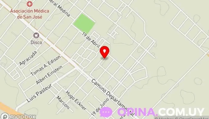 mapa de Jardín 113 Jardín de infancia en Libertad