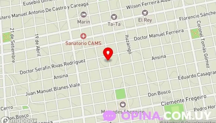 mapa de Jardín 119 Jardín de infancia en Mercedes