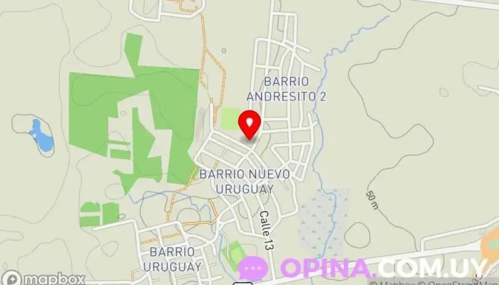 mapa de Jardín 134 Escuela en Salto