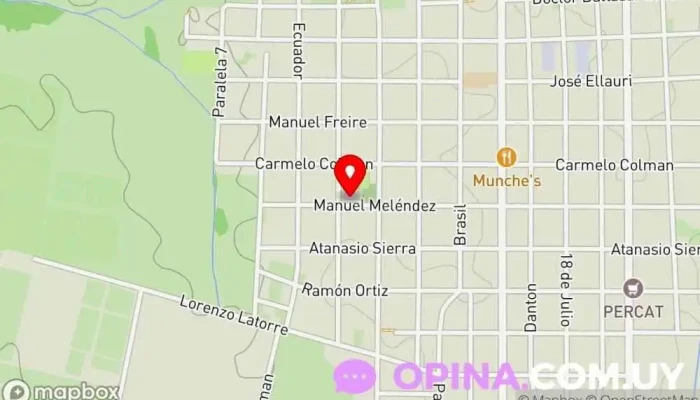 mapa de Jardín 272 Jardín de infancia en Las Piedras