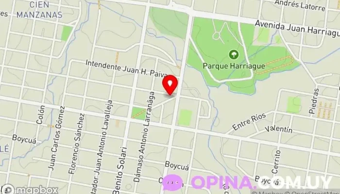 mapa de Jardín de Infantes 130 Escuela en Salto