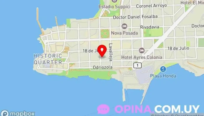 mapa de Jardín de Infantes 132-Alicia PARDINI Escuela en Col. del Sacramento