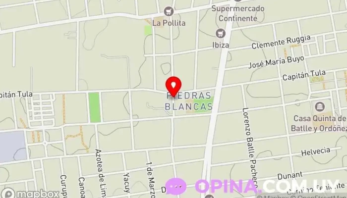 mapa de Jardin De Infantes N 347 Escuela en Montevideo