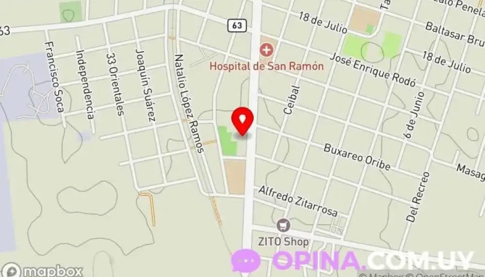 mapa de Jardín De Infantes N°240 Escuela en San Ramón