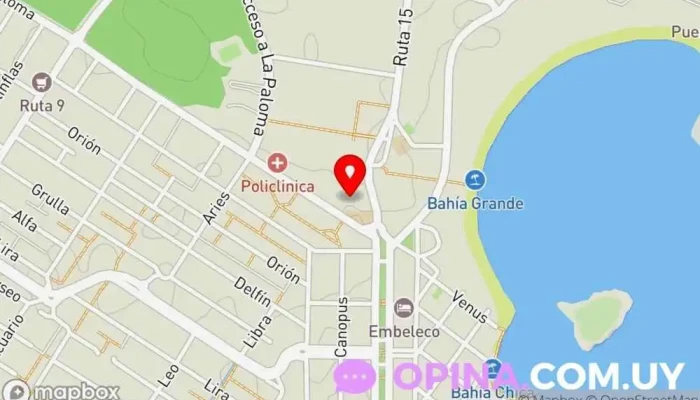 mapa de Jardín de Infantes Nº 106 Escuela en La Paloma