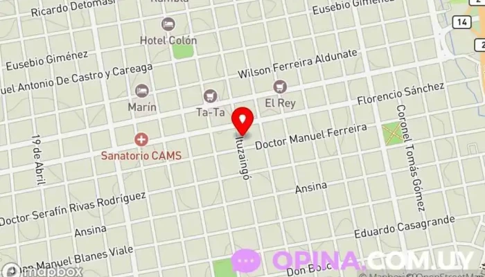 mapa de Jardín Eureka Jardín de infancia en Mercedes