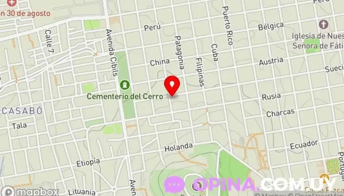 mapa de Jardin la marlesita Jardín de infancia en Montevideo