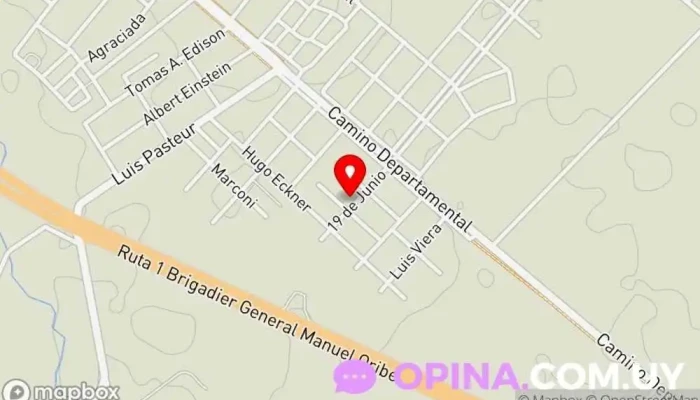 mapa de Jardin Los patitos CAPI Escuela en Libertad