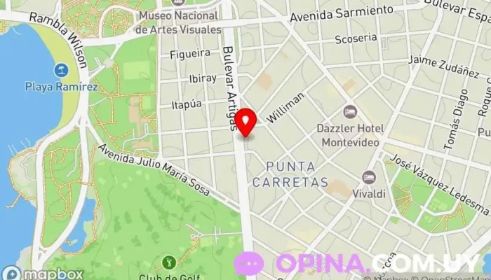 mapa de Jardín N° 243 Escuela en Montevideo