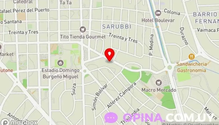 mapa de Jardín n° 92 Escuela en Punta del Este