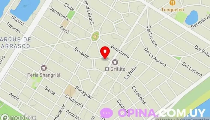 mapa de jardín Paco espinola Guardería en Ciudad de la Costa