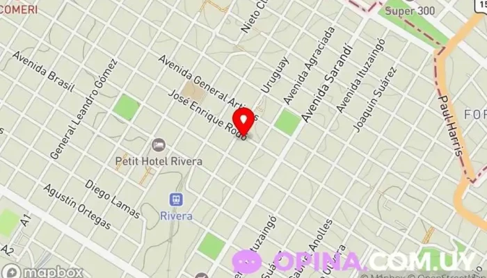 mapa de Jardín Pedazo de Cielo Centro Head Start en Rivera