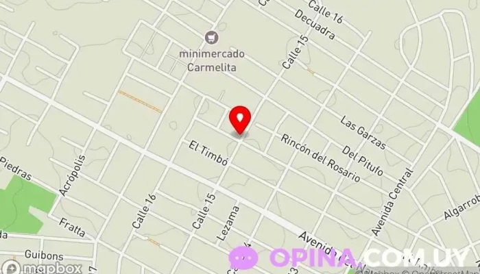 mapa de Jauría Condominio en La Paloma