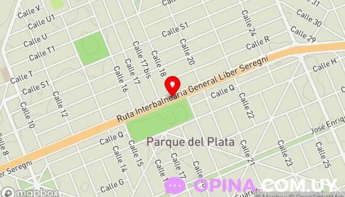 mapa de Jazmeen Papelería en Parque del Plata