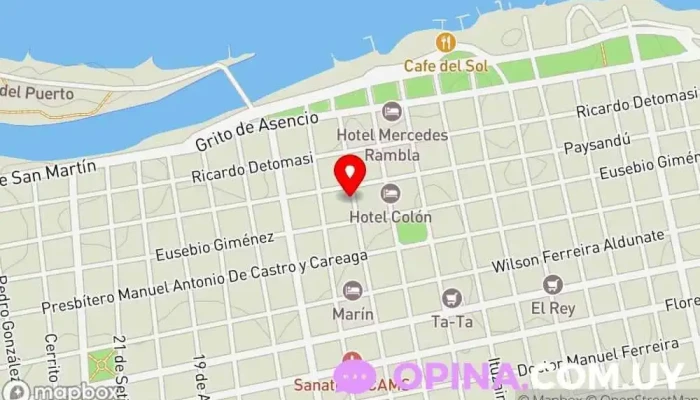 mapa de JAZZ A LA CALLE Arte en Mercedes