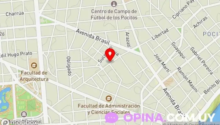 mapa de Jazz do it - Escuela Artística - Centro educativo en Montevideo