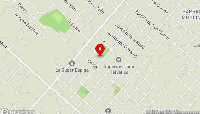 mapa de Johnny Johnny Restaurante en Nueva Helvecia