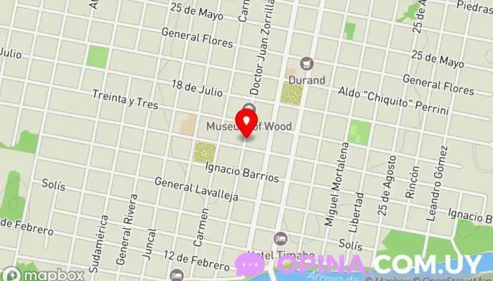 mapa de José Luis Banchero, Inmobiliaria - Remates Oficinas de empresa en Carmelo