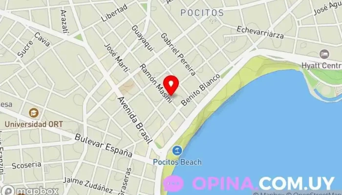 mapa de JOY Odontologia Clínica dental en Montevideo