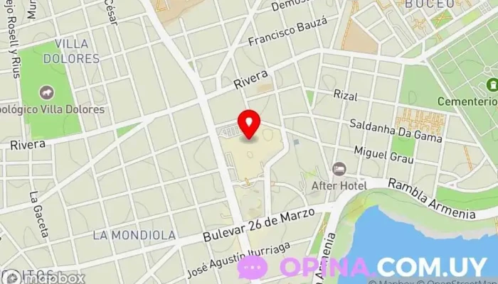 mapa de Joyería Revello Joyería en Montevideo