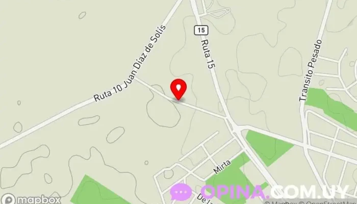 mapa de Jucum La Paloma Escuela universitaria en Departamento de Rocha