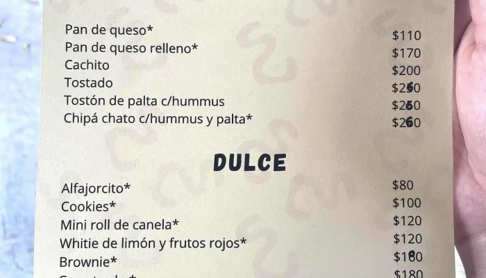 Kaffa Cafe -  Menu - Montevideo