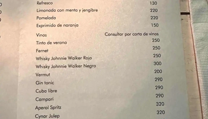 Kantina -  Menu - Montevideo