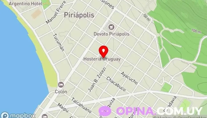 mapa de KF Dance Studio Academia de baile en Piriápolis